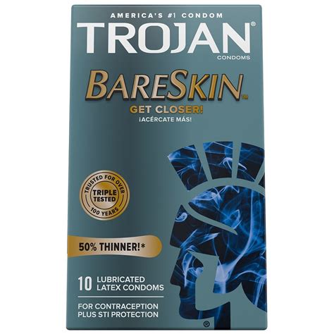 do trojan bare skin condoms have spermicide